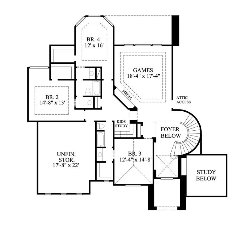 FLOOR PLAN SECOND STORY