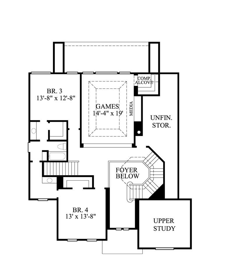 FLOOR PLAN SECOND STORY