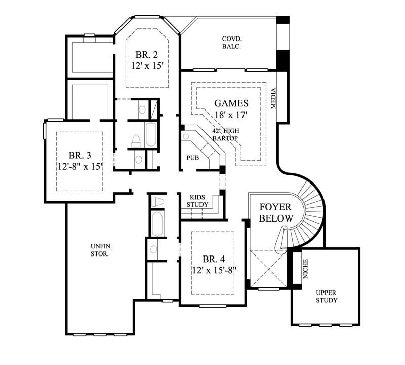 FLOOR PLAN SECOND STORY