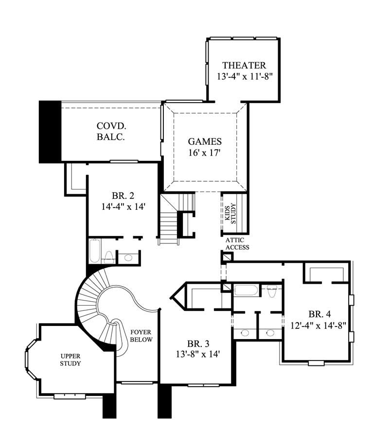FLOOR PLAN SECOND STORY
