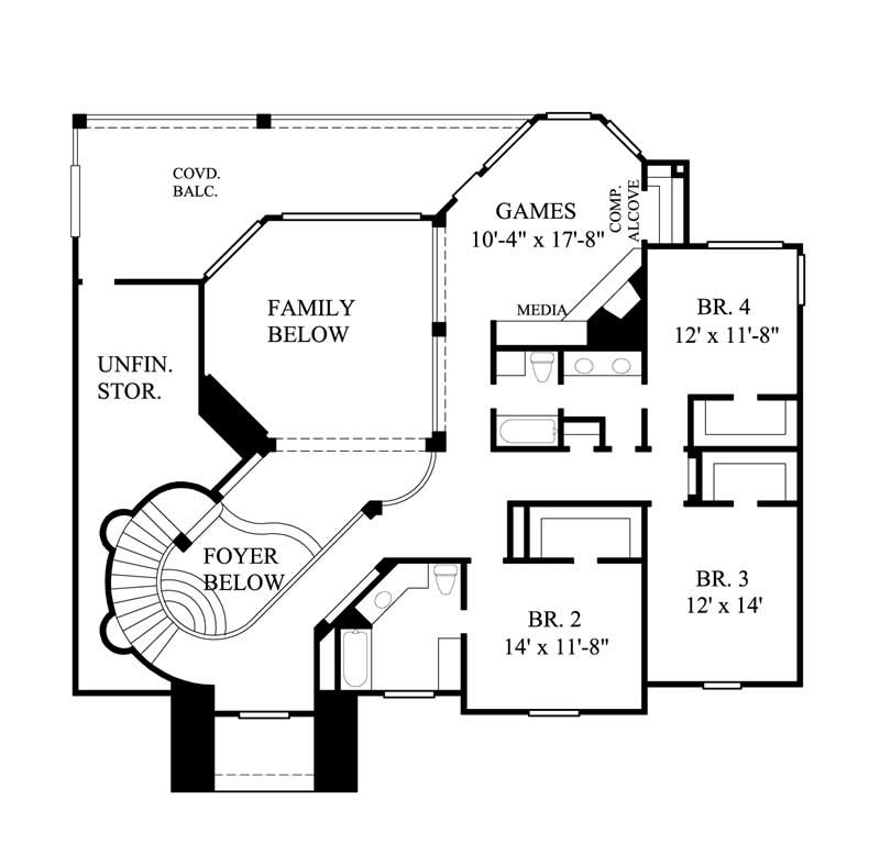 FLOOR PLAN SECOND STORY