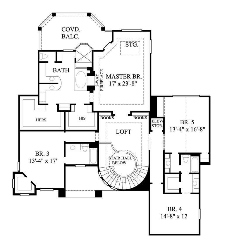 FLOOR PLAN SECOND STORY