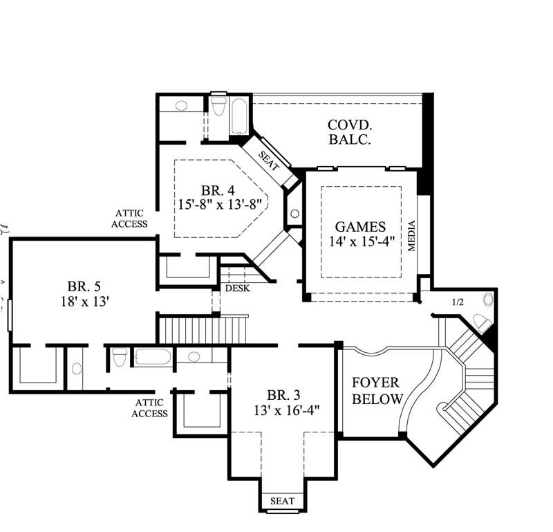 FLOOR PLAN SECOND STORY