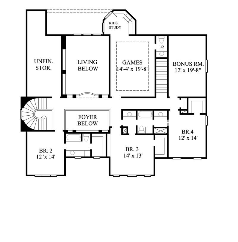 FLOOR PLAN SECOND STORY