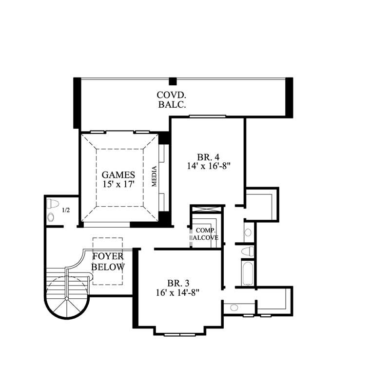 FLOOR PLAN SECOND STORY