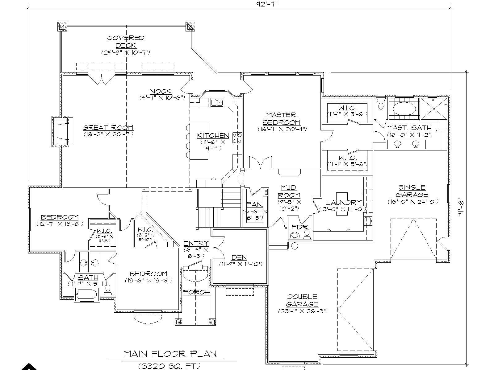 Floor Plan First Story