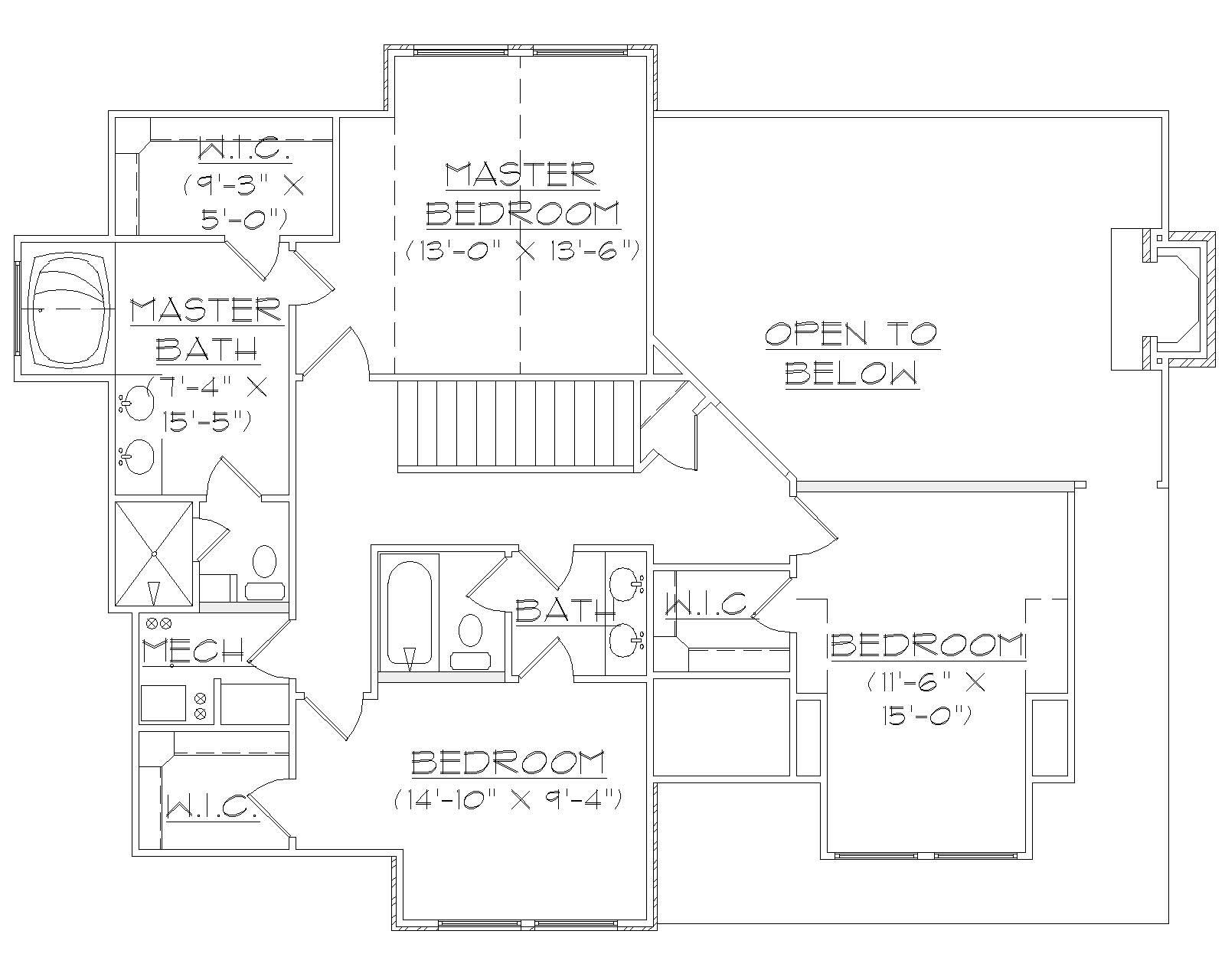 Floor Plan Second Story