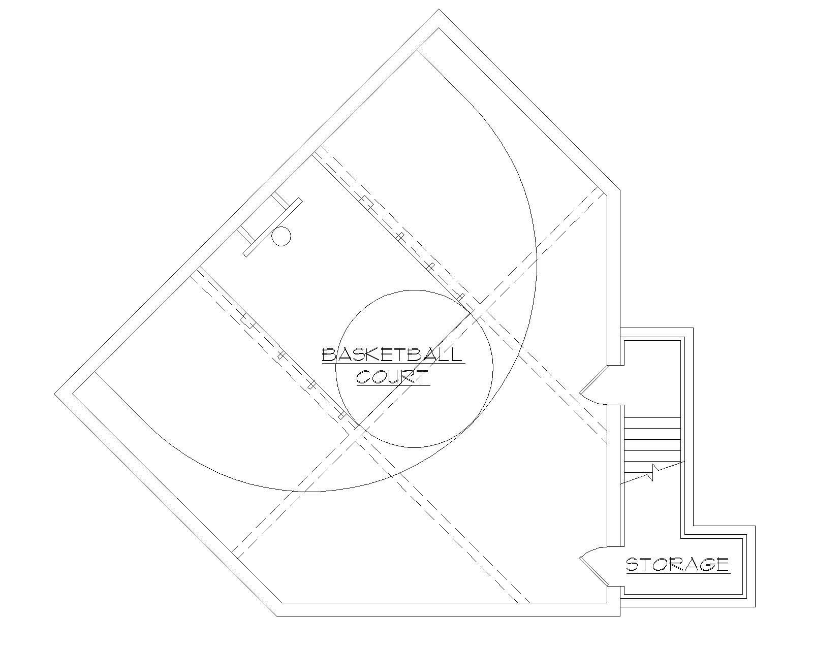 Floor Plan Basketball Court