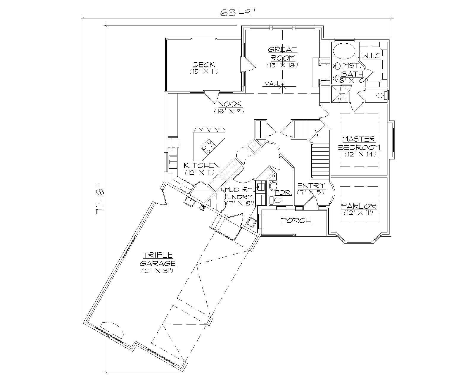 Floor Plan First Story