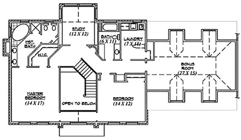 SECOND FLOOR PLAN
