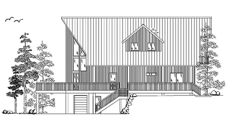 3-Bedroom, 2109 Sq Ft Cape Cod House Plan - 135-1211 - Front Exterior