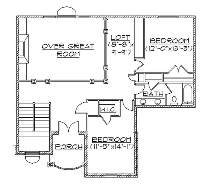 SECOND FLOOR PLAN