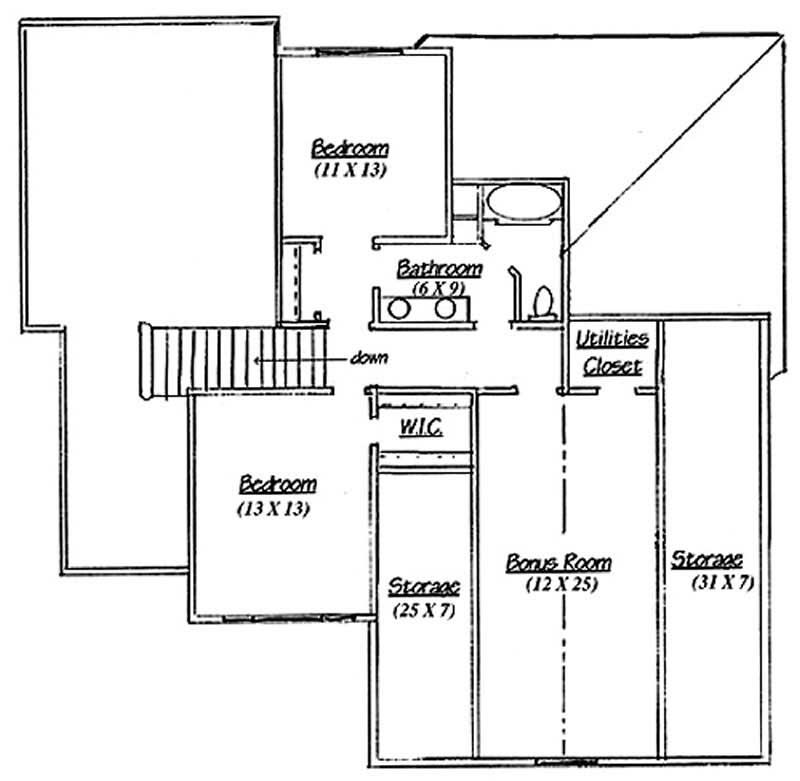Floor Plan Second Story