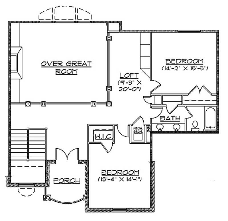 SECOND FLOOR PLAN