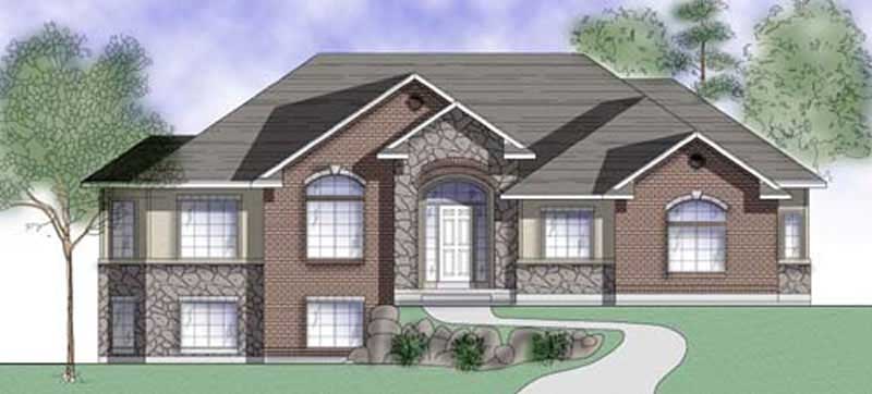 3-Bedroom, 1750 Sq Ft European House Plan - 135-1290 - Front Exterior