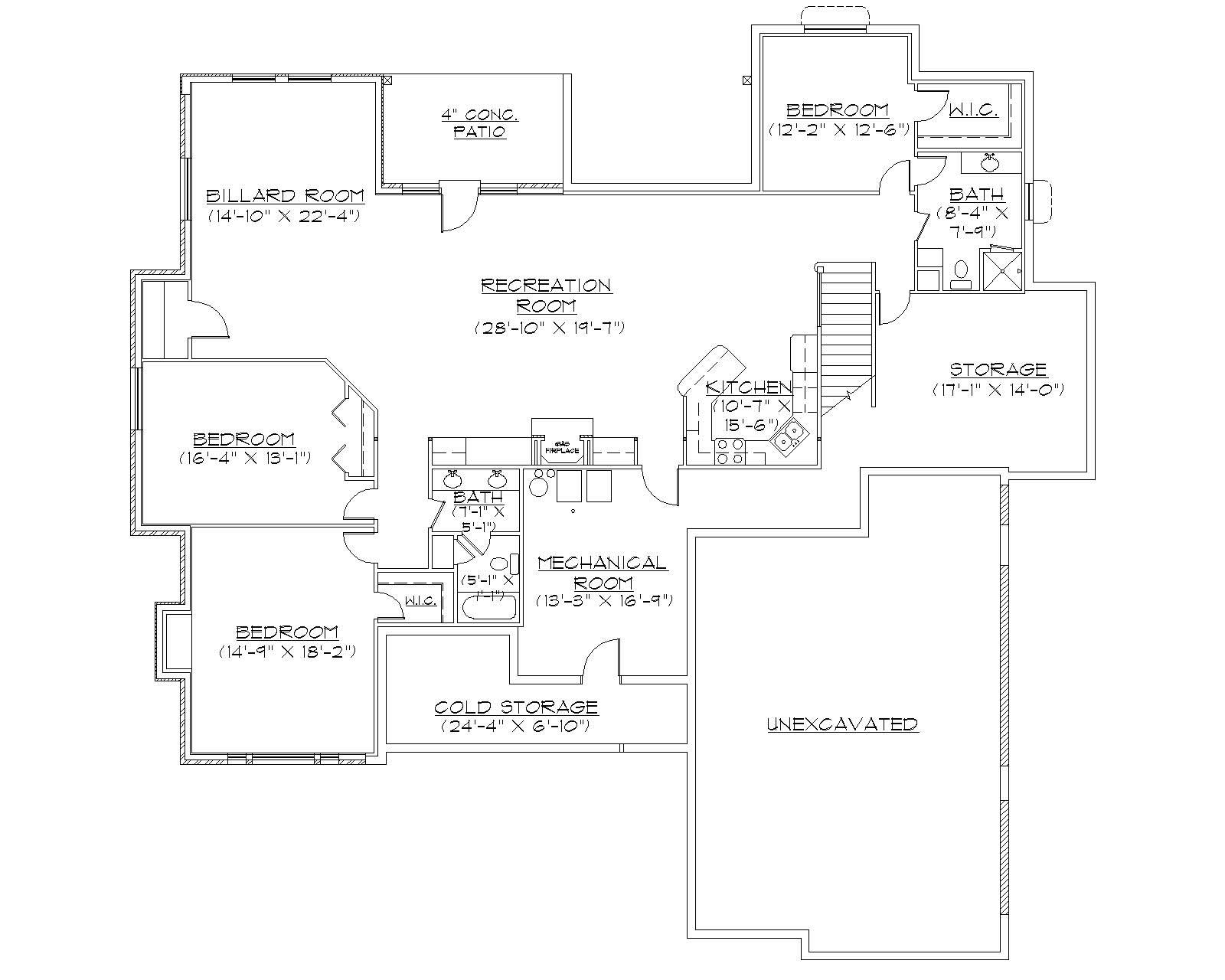Floor Plan Basement