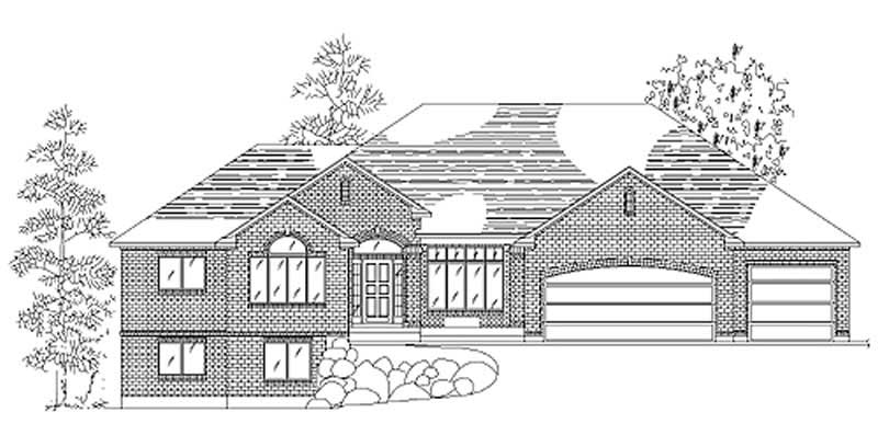 3-Bedroom, 2046 Sq Ft European Home Plan - 135-1301 - Main Exterior