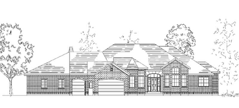 6-Bedroom, 2624 Sq Ft European Home Plan - 135-1322 - Main Exterior