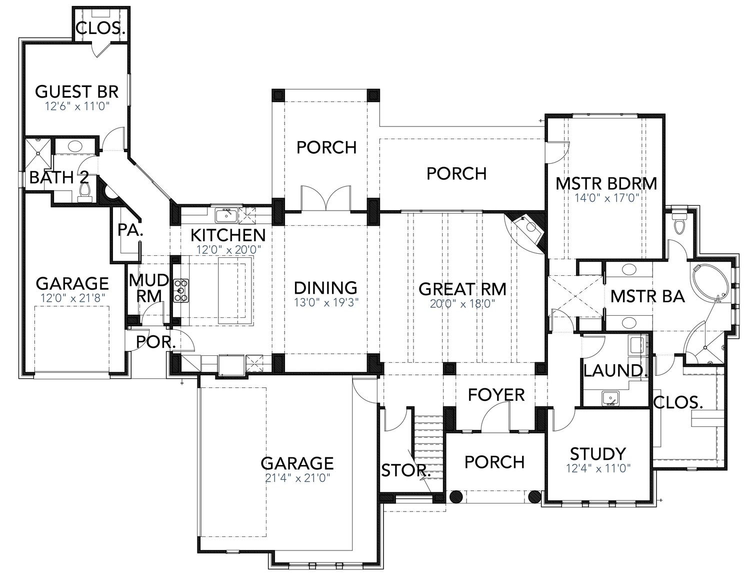Floor Plan Main Level