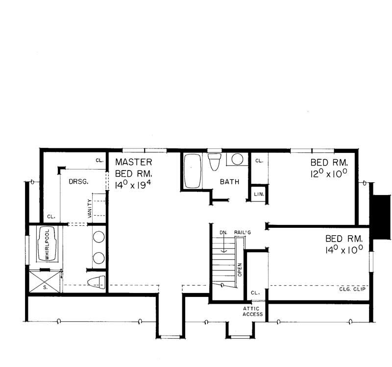 SECOND FLOOR PLAN