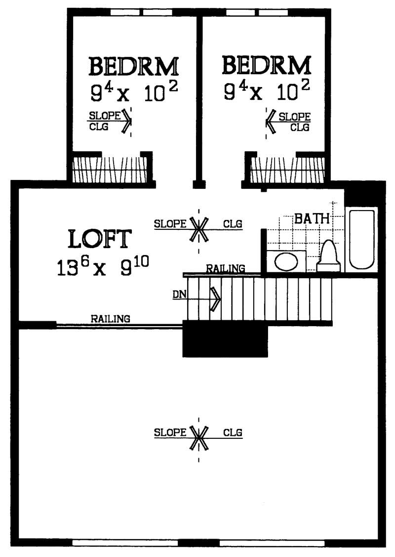 SECOND FLOOR PLAN