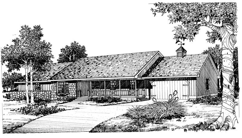 3-Bedroom, 2306 Sq Ft Contemporary Home Plan - 137-1028 - Main Exterior