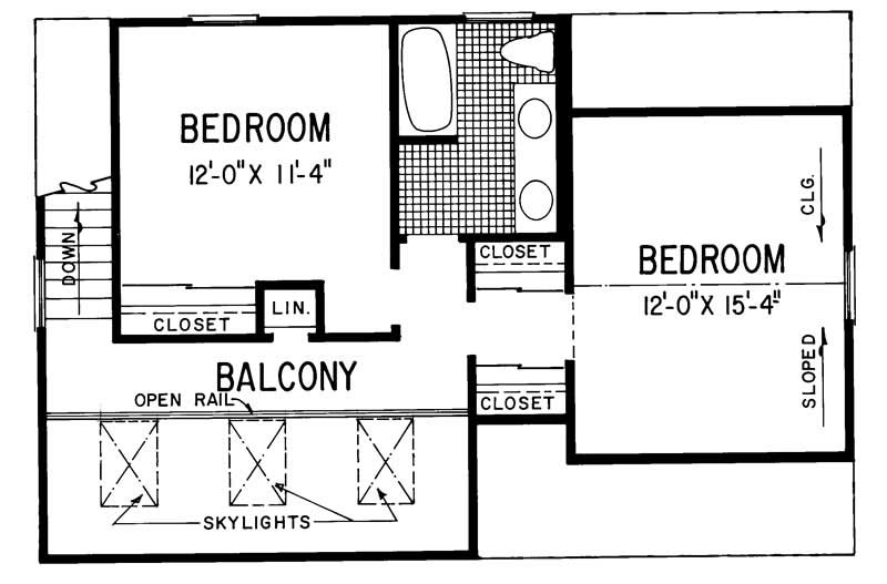 SECOND FLOOR PLAN