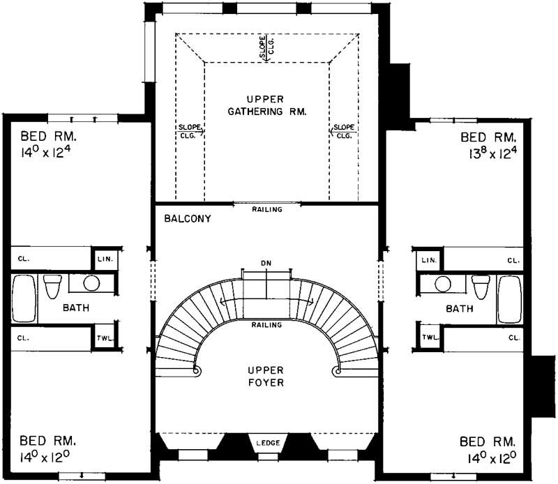 SECOND FLOOR PLAN