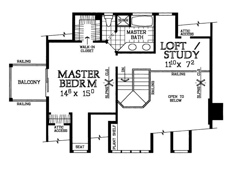 SECOND FLOOR PLAN