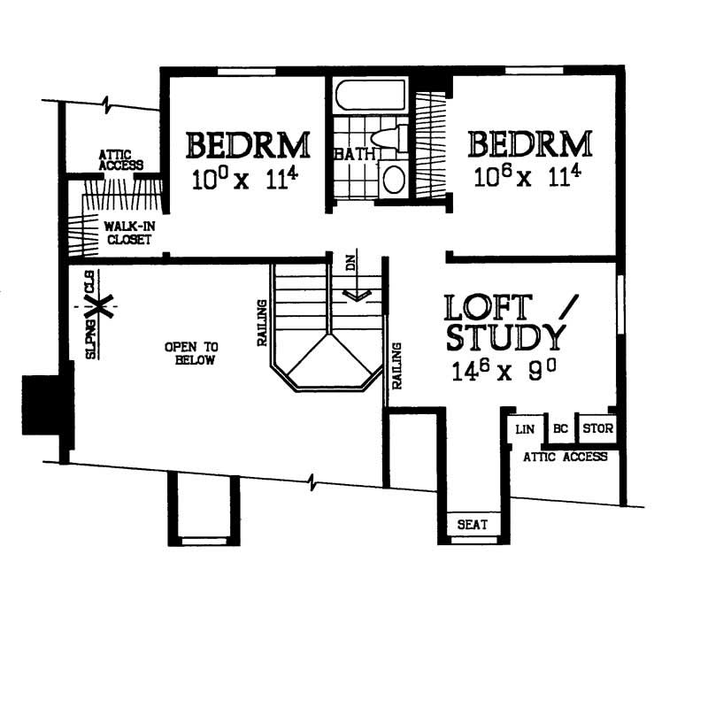 SECOND FLOOR PLAN