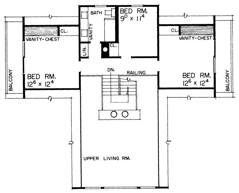 SECOND FLOOR PLAN