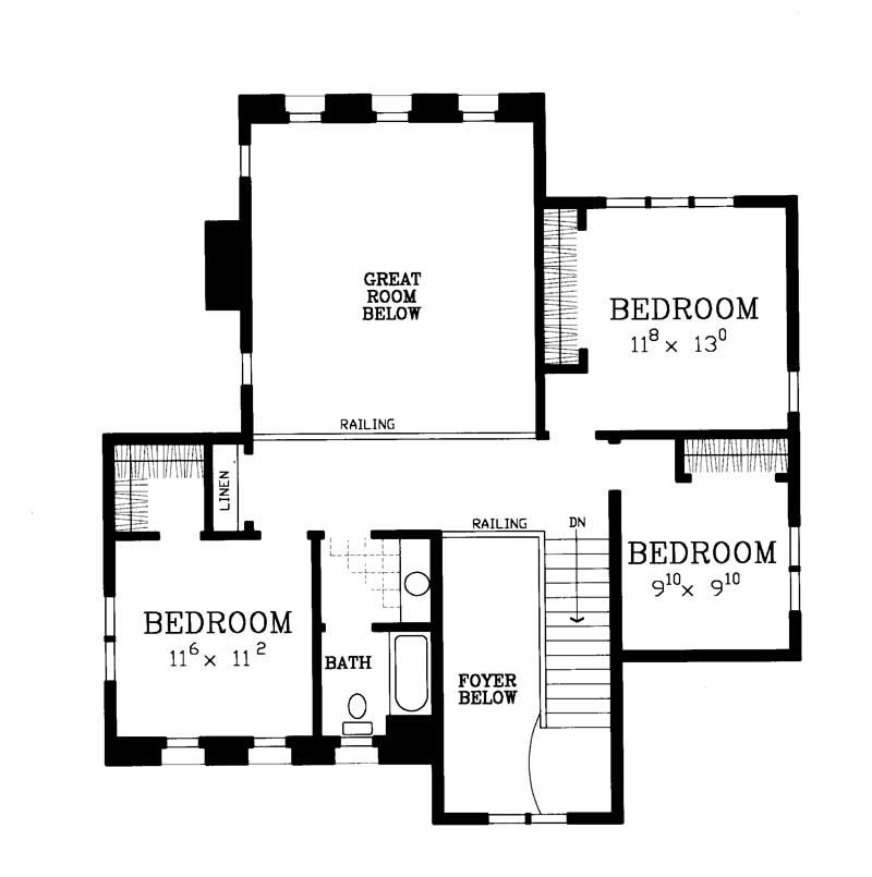 SECOND FLOOR PLAN
