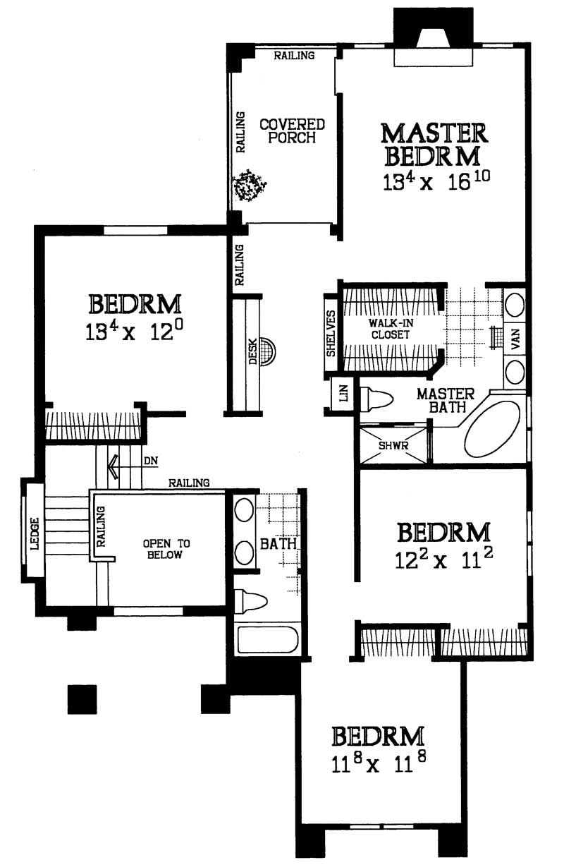 SECOND FLOOR PLAN