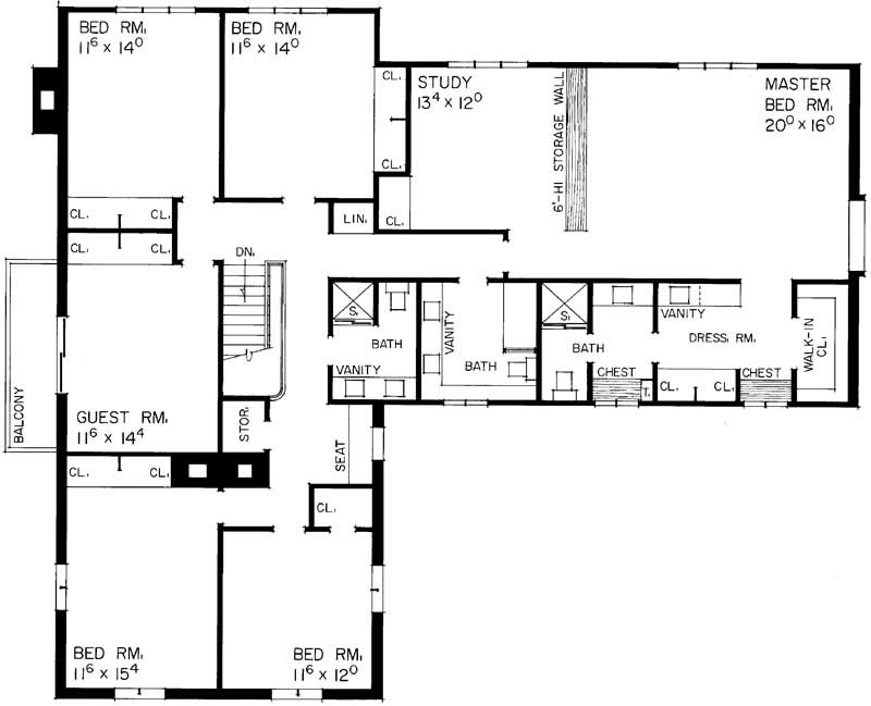 SECOND FLOOR PLAN