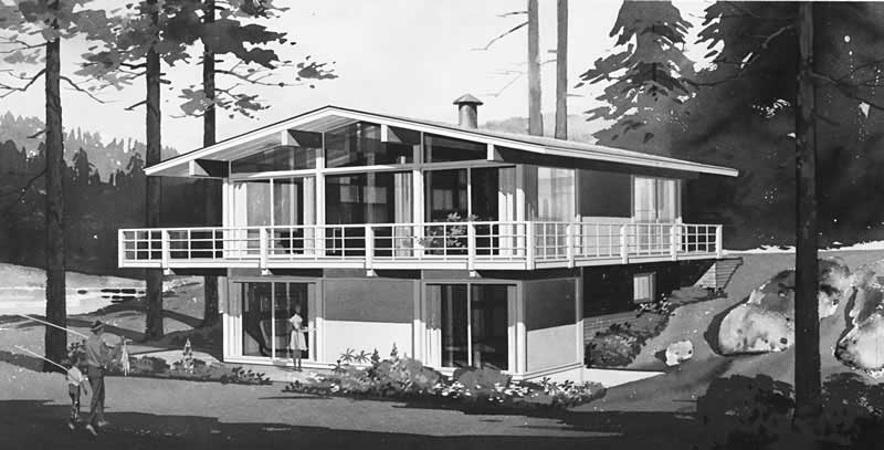 3-Bedroom, 1184 Sq Ft Contemporary Home Plan - 137-1168 - Main Exterior