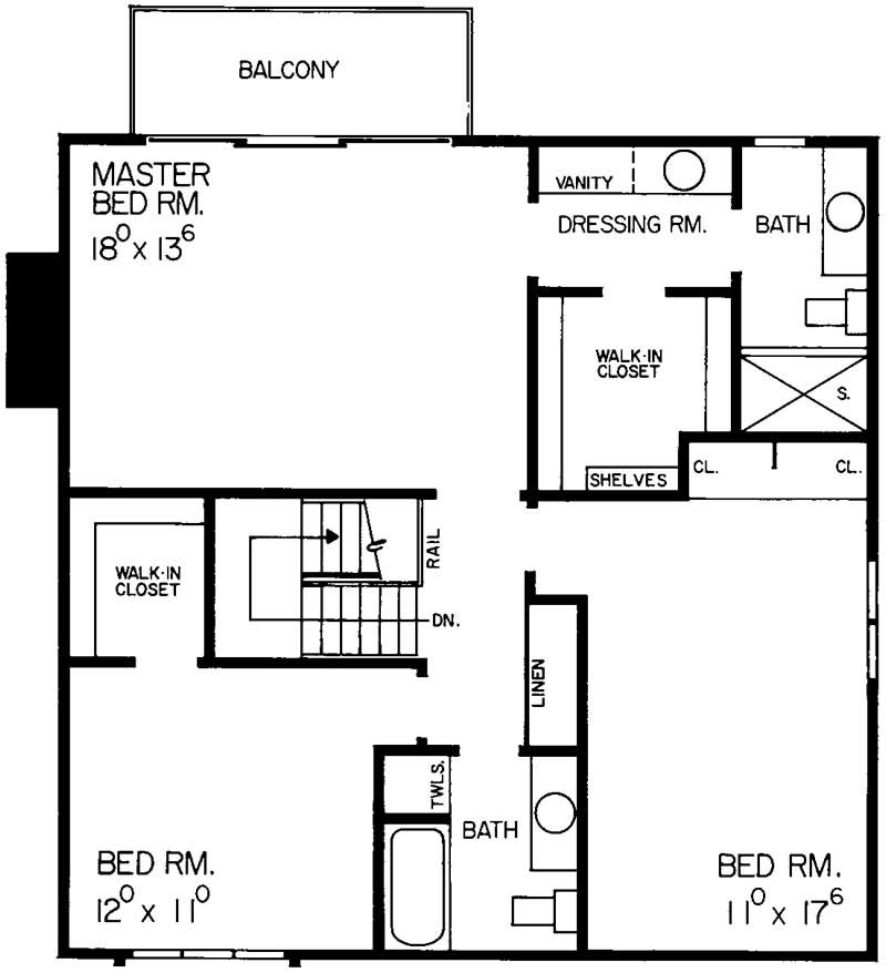 SECOND FLOOR PLAN