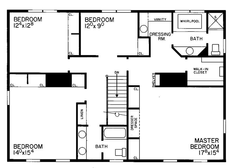 SECOND FLOOR PLAN