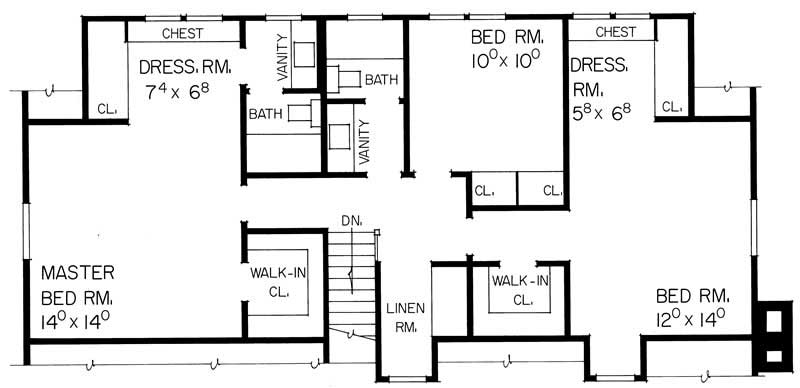 SECOND FLOOR PLAN