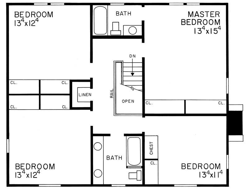 SECOND FLOOR PLAN