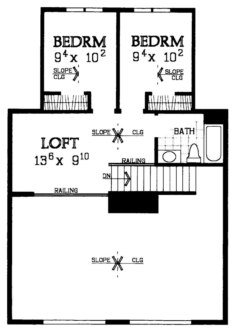 SECOND FLOOR PLAN
