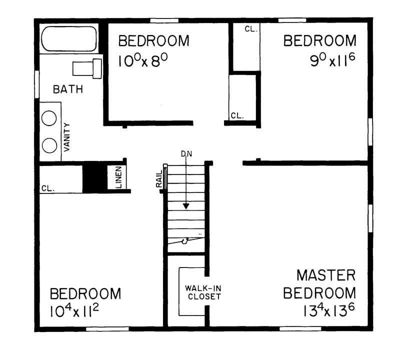 SECOND FLOOR PLAN