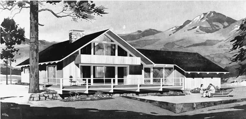 4-Bedroom, 1632 Sq Ft Contemporary Home Plan - 137-1240 - Main Exterior