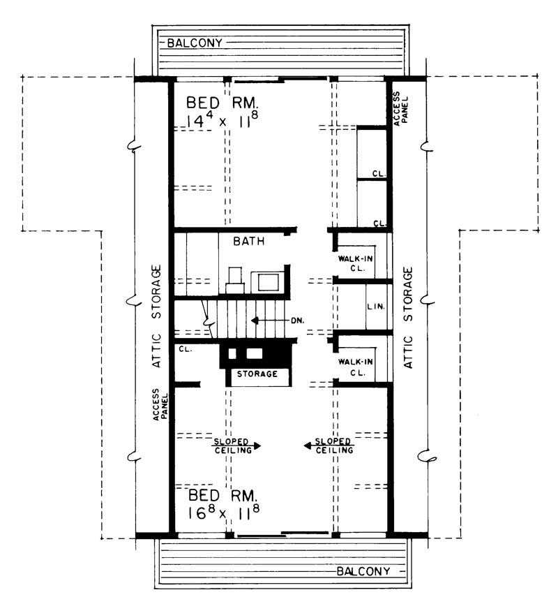 SECOND FLOOR PLAN