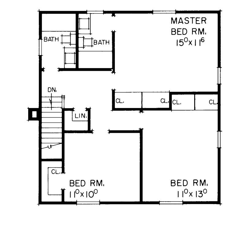 SECOND FLOOR PLAN