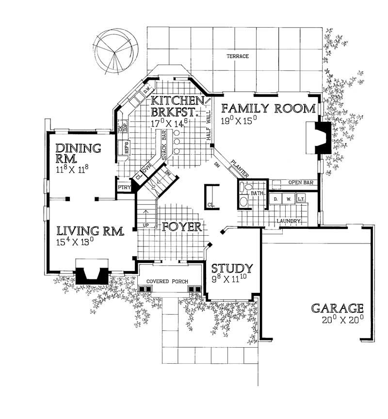 MAIN LEVEL FLOOR PLAN