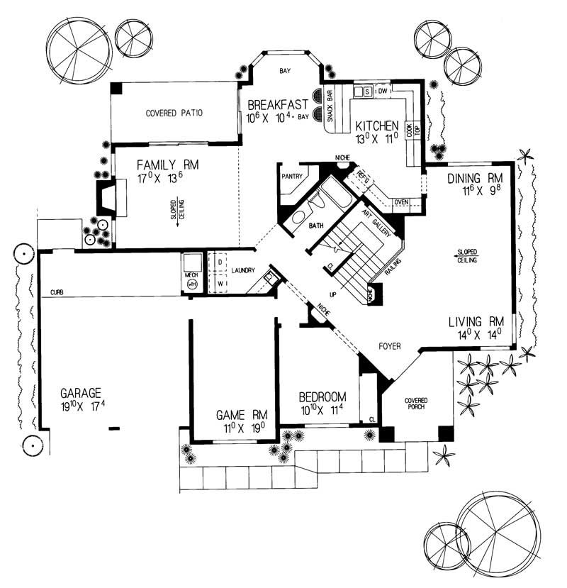 MAIN LEVEL FLOOR PLAN