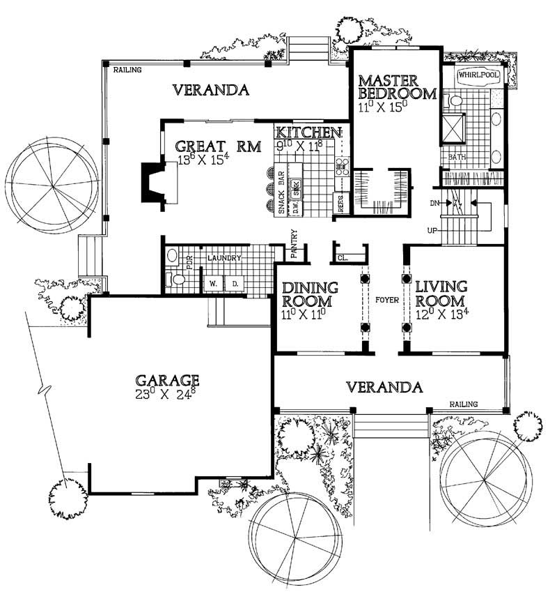 MAIN LEVEL FLOOR PLAN