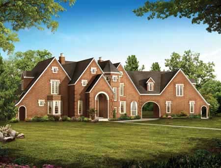 5-Bedroom, 2403 Sq Ft European House Plan - 137-1278 - Front Exterior