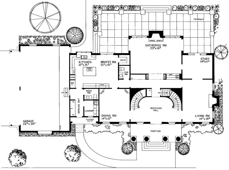 MAIN LEVEL FLOOR PLAN