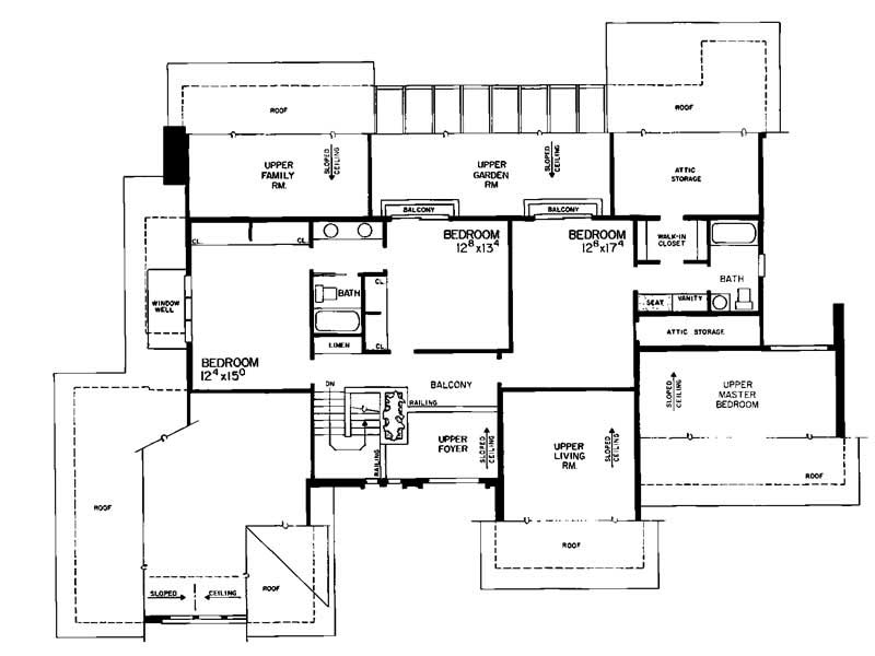 SECOND LEVEL FLOOR PLAN
